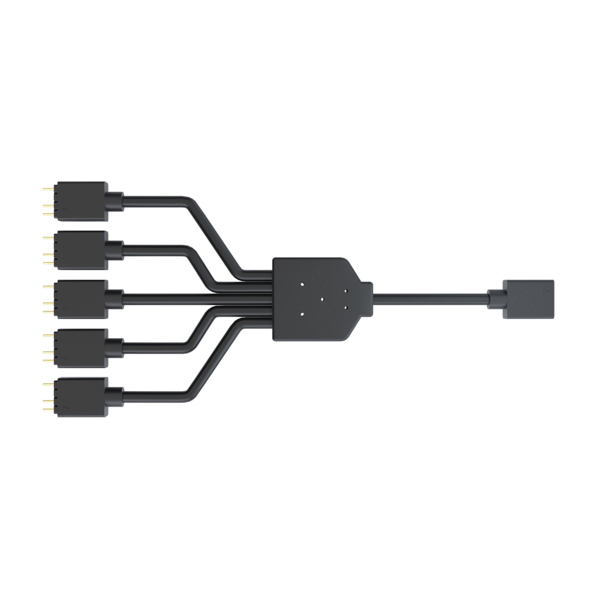 Cooler Master RGB Splitter Cable (Black, 3-Pin Fan Connector)