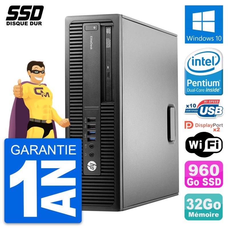 HP EliteDesk 800 G2 SFF Desktop Computer
