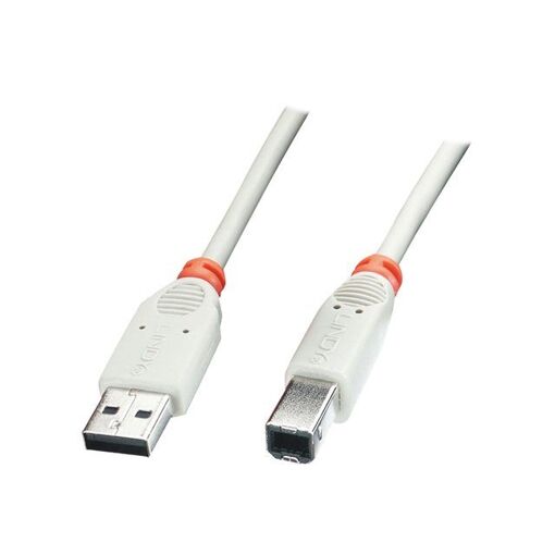 Lindy USB Cable - 5m, USB 2.0, Type-M to Type-B