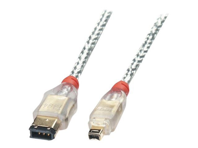 Cable Lindy Premium FireWire - 4 pines a 6 pines - 2 m