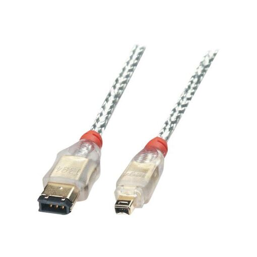 Câble Lindy Premium FireWire - 4 broches à 6 broches - 2 m