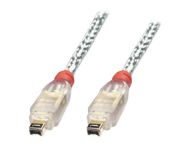 Cable Lindy Premium FireWire - 2 m, Transparente