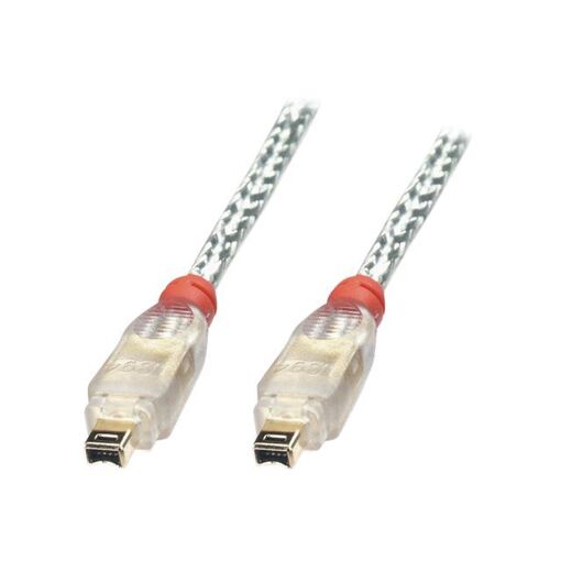 Câble Lindy Premium FireWire - 2 m, Transparent