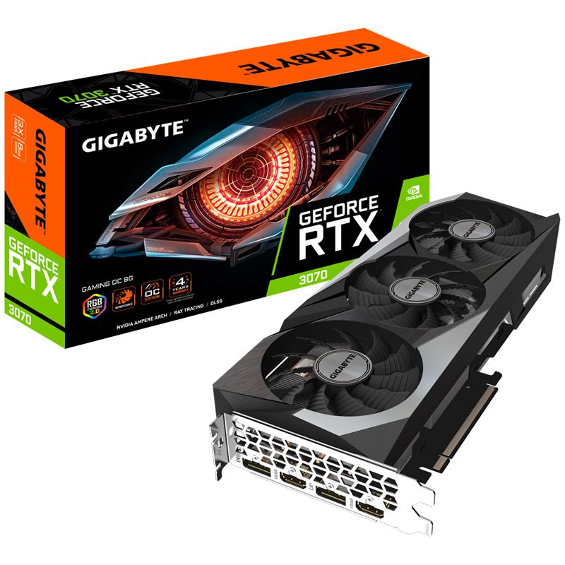 Carte graphique Gigabyte GeForce RTX 3070 GAMING OC 8G - Performance de jeu exceptionnelle