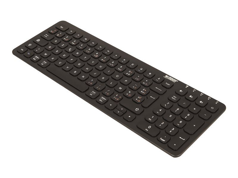 Urban Factory Onlee Wireless Keyboard, Bluetooth 5.1, 2.4GHz, AZERTY, English (Black)
