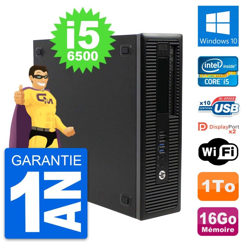 Ordinateur de bureau HP EliteDesk 800 G2 SFF