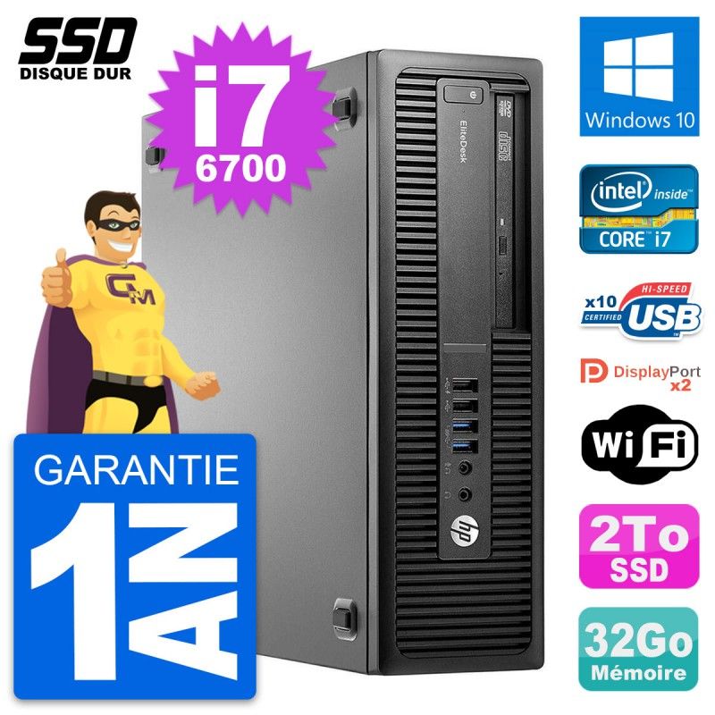 HP EliteDesk 800 G2 SFF Desktop Computer