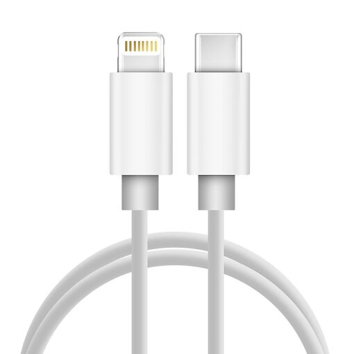 Cable Avizar USB-C a Lightning, 1m, Blanco