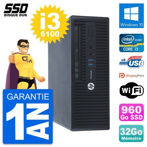 Computadora HP ProDesk 400 G3 SFF