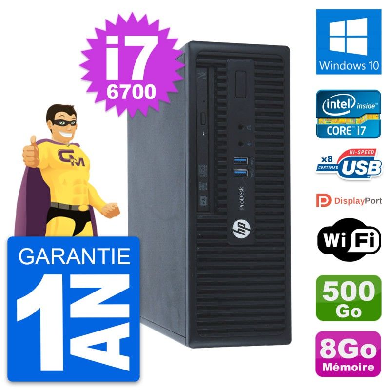 Ordinateur de bureau HP ProDesk 400 G3 SFF