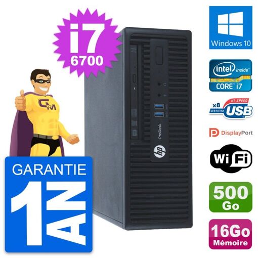 HP ProDesk 400 G3 SFF Desktop Computer