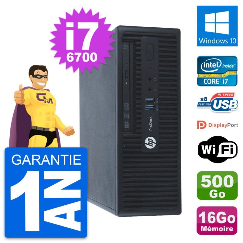 Ordinateur de bureau HP ProDesk 400 G3 SFF