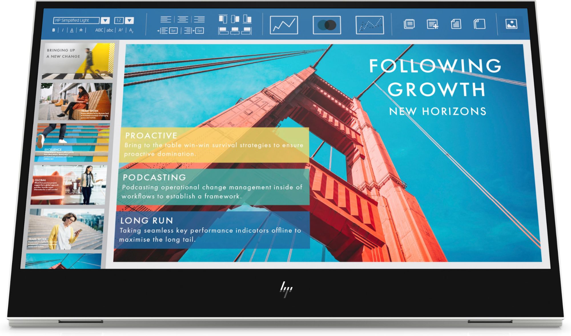 Pantalla portátil HP E-Serie de 14 pulgadas Full HD