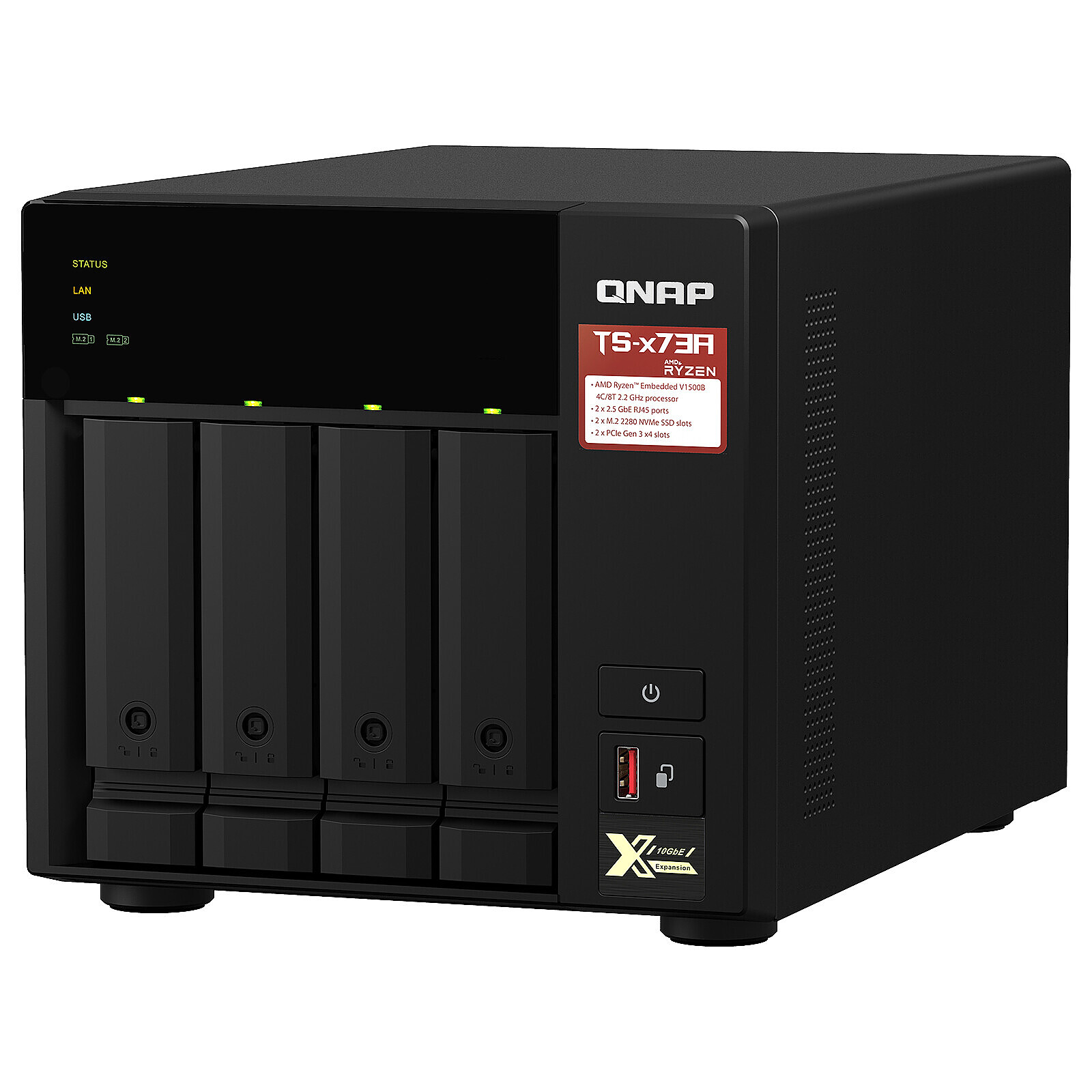 QNAP TS-473A-SW5T + QSW-1105-5T