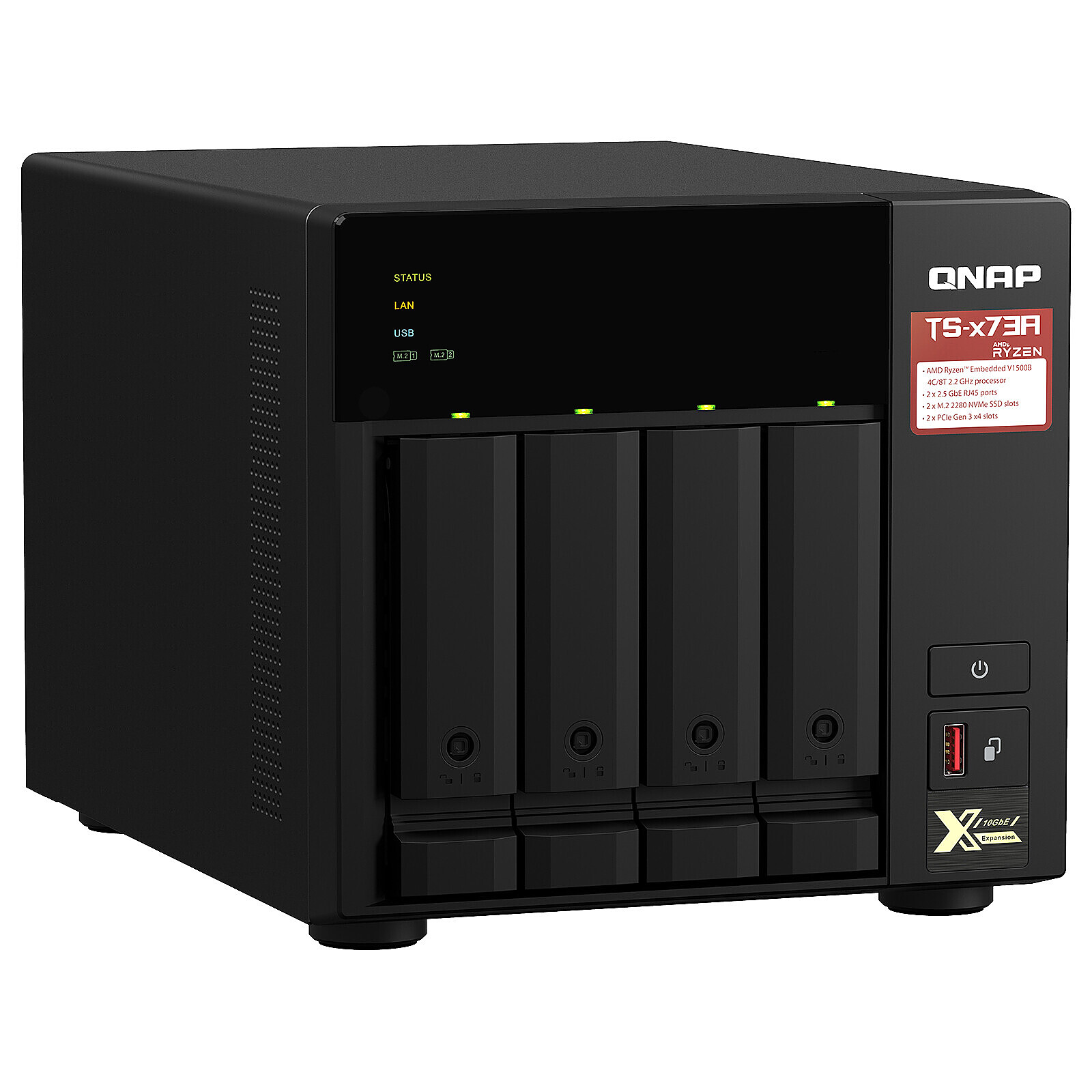 QNAP TS-473A-SW5T + QSW-1105-5T