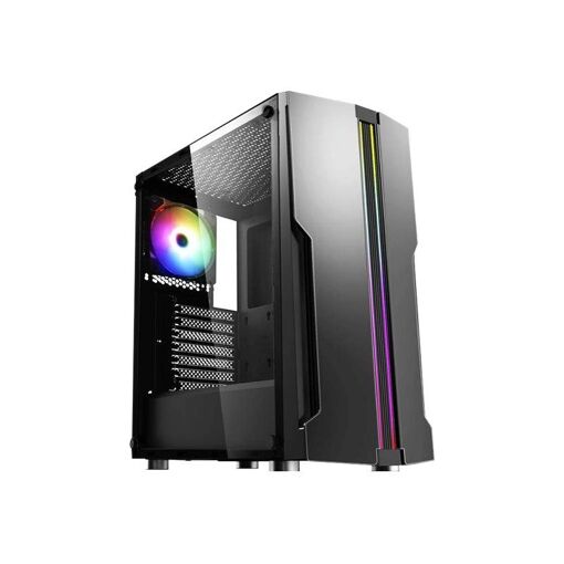 Caja PC Media Torre Xilence Performance C con Panel de Vidrio - Negro