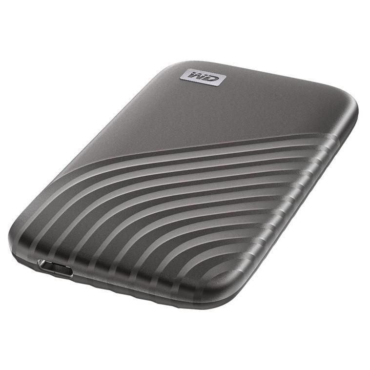 SSD Western Digital My Passport - 2 TB - Encriptado - USB-C - Gris sideral
