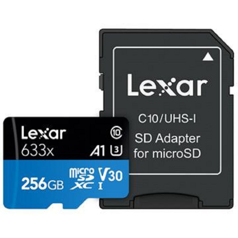 Lexar 256GB High Performance SD Card UHS-I V30 Class10
