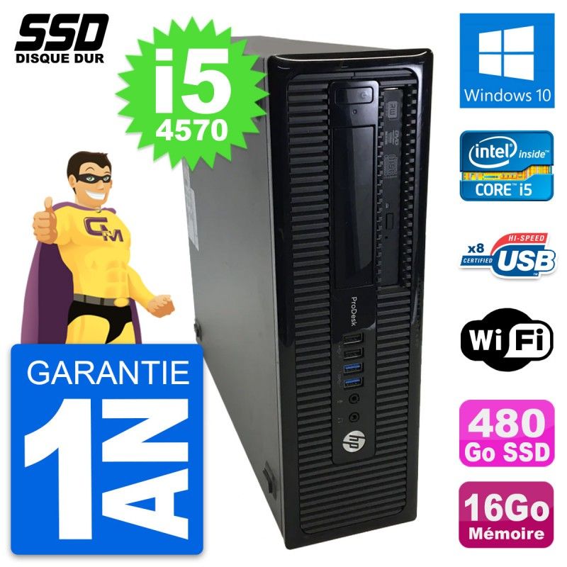 Ordinateur de bureau HP ProDesk 400 G1 SFF