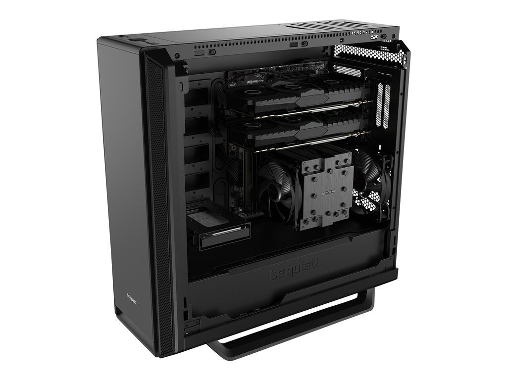 Listan Silent Base 802 Mid-Tower PC Case - Black