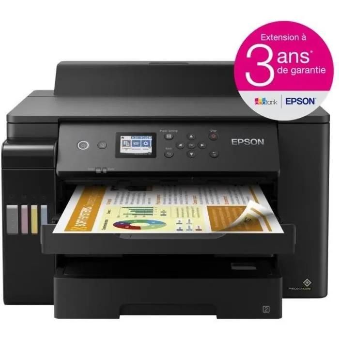 Epson EcoTank ET-16150 Printer - Color - A3 - 4800 x 1200 dpi - Up to 25 ppm (Mono)/Up to 25 ppm (Color) - 550 Sheet Capacity - USB, LAN, Wi-Fi - Black
