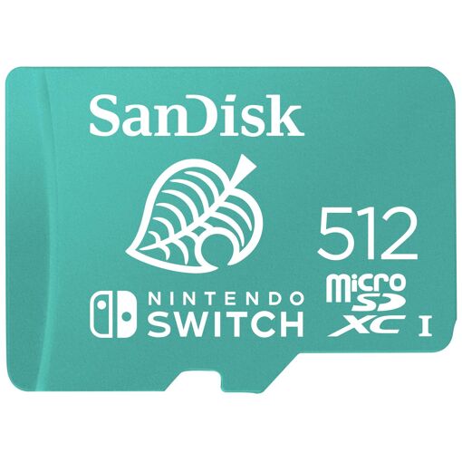 SanDisk Nintendo Switch Memory Card - 512GB microSDXC UHS-I U3/Class 10