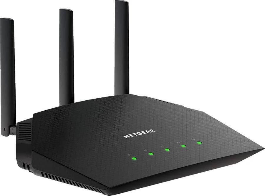 Netgear RAX10 - 4-Port Wireless Router - 1GbE - Wi-Fi 6 - Dual Band