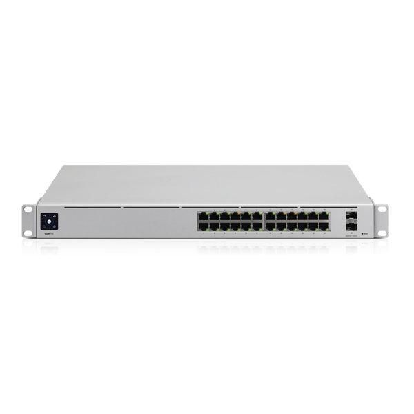 Ubiquiti UniFi Switch USW-Pro-24 - Managed Switch - 24x 10/100/1000 + 2x SFP+ 10G (uplink) - Rack/Desk Mountable