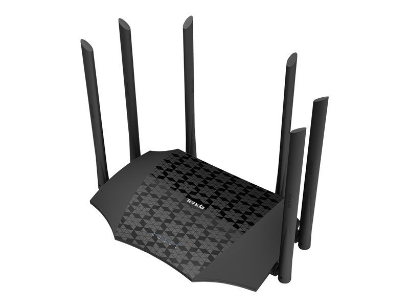 Tenda AC21 WiFi Router - Dual Band AC2100, Gigabit Ports, USB 2.0, MU-MIMO, IPv6, Easy Setup, Ideal for Gaming and Streaming