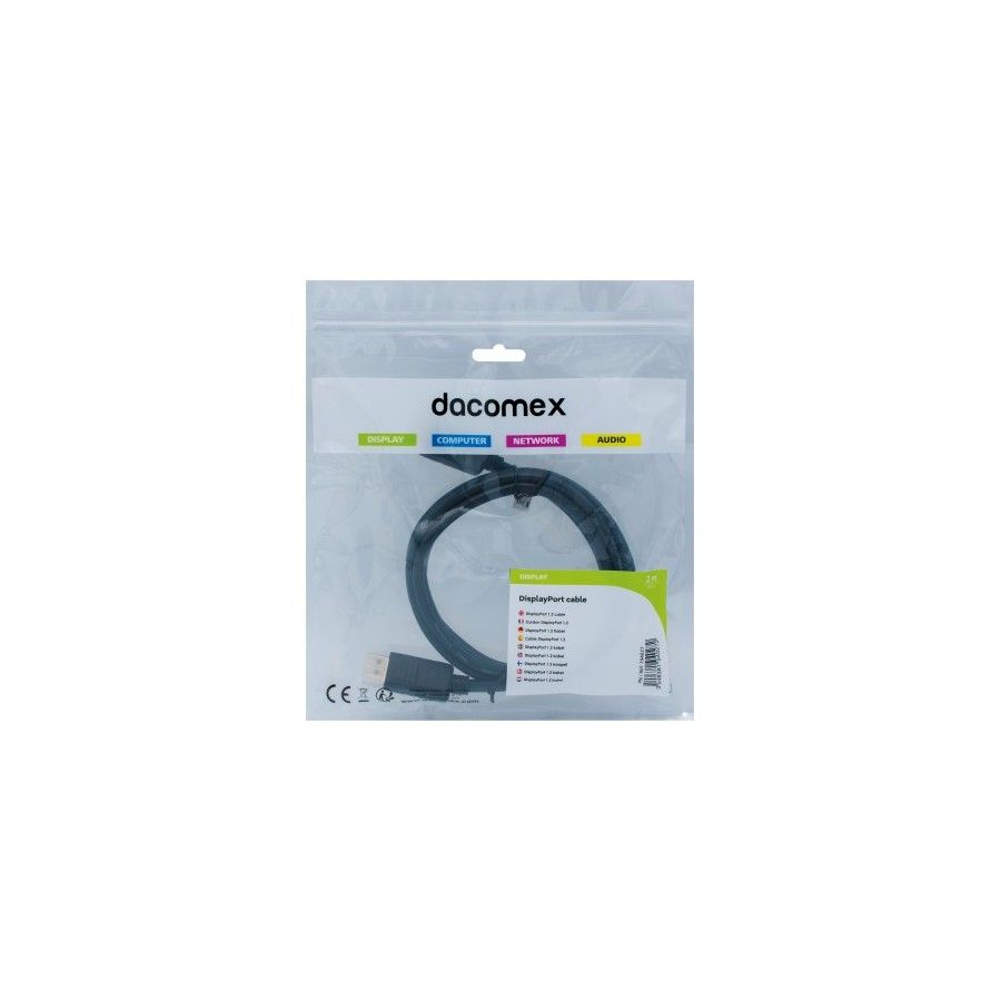 DACOMEX DisplayPort 1.2 Cable - 2 Meters