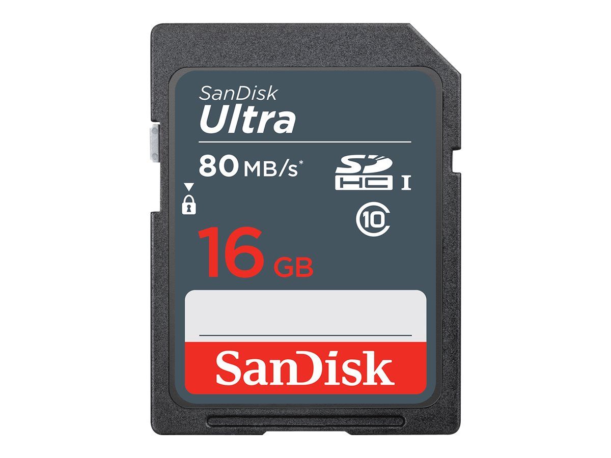 SanDisk Ultra Flash Memory Card - 16GB, Class 10, SDHC UHS-I