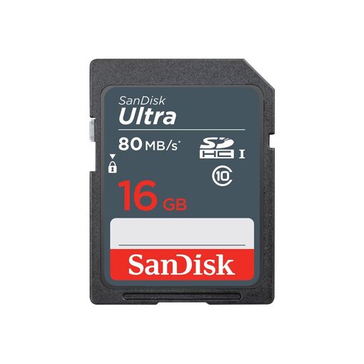 SanDisk Ultra Flash Memory Card - 16GB, Class 10, SDHC UHS-I