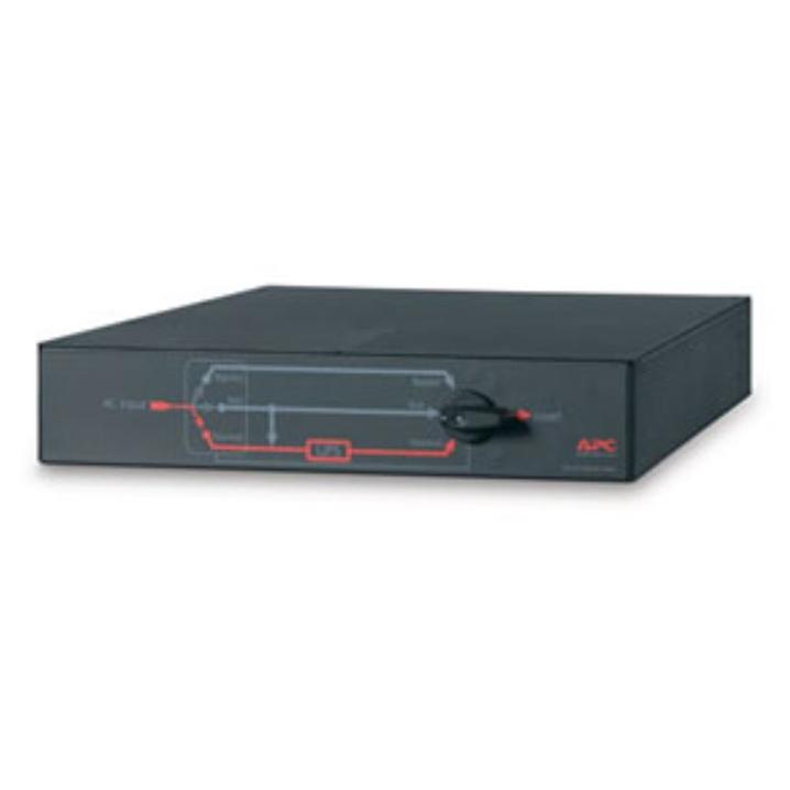 APC Service Bypass Panel - Rack-Mountable Switch - 230V AC - 10 Output Connectors - 2U - 19" - Black - For InfraStruXure Type A 4-12, Smart-UPS 3000, 3000R3IBX120, 3000RM X-93, 5000