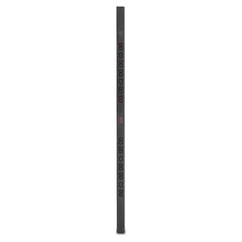 APC Zero U Rack PDU - Power Distribution Unit (Rack-mount) - 230V AC - Input: IEC 60309 - Output Connectors: 24 (IEC 60320 C13, C19) - 0U - Black