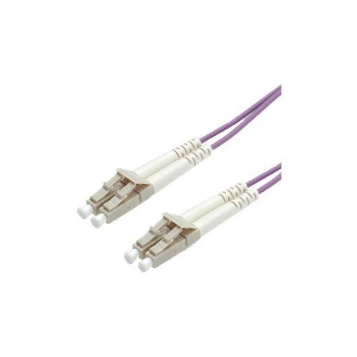 Cable óptico Secomp VALUE multimodo, 1 m, OM4, violeta