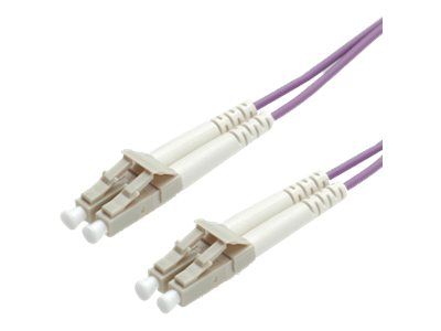 Secomp VALUE Multi-Mode Fiber Optical Cable, 1m, OM4, Violet