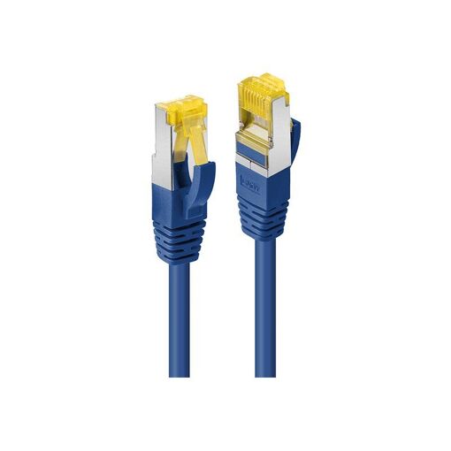 Lindy RJ-45 to RJ-45 Cable - 30cm - SFTP - CAT 7/CAT 6a - Halogen-free, Molded - Blue