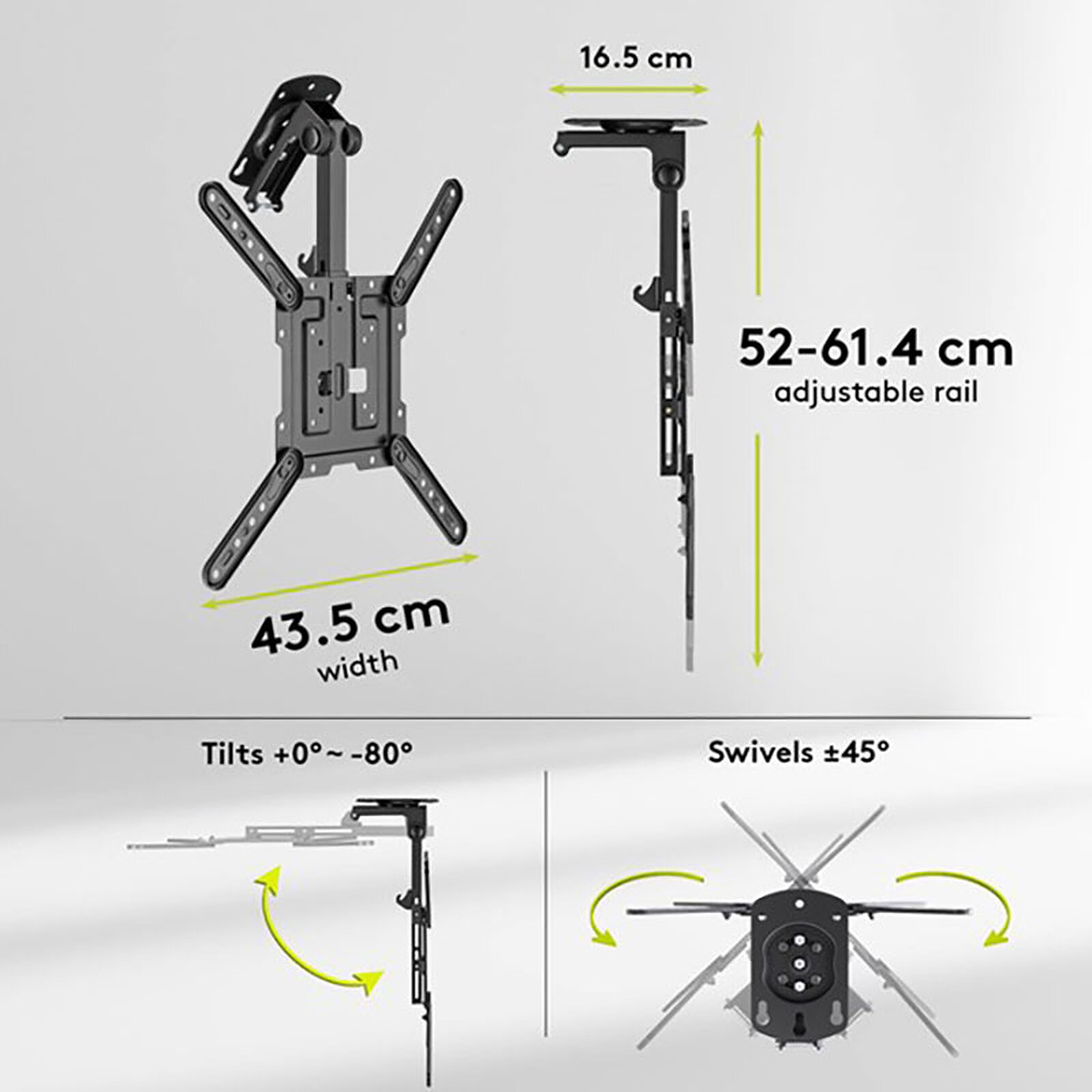 Goobay Ceiling TV Mount for 23-55" Screens