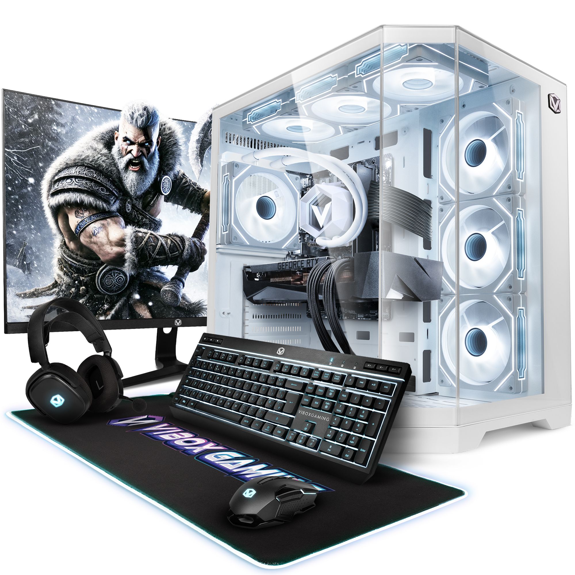 Vibox PC Gamer Complete IV-227 SG - Ryzen 7 5700X, RTX 5070 12GB, 32GB RAM, 1TB NVMe, Windows 11, WiFi