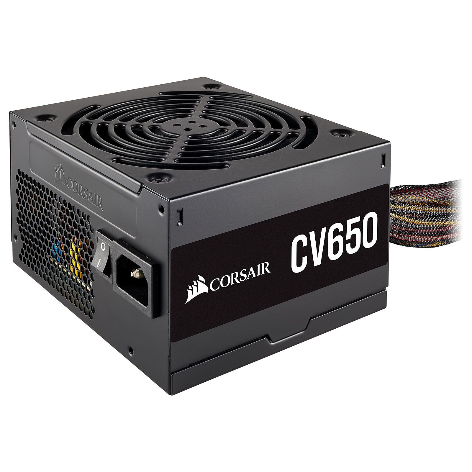 Corsair CV Series CV650 - PC Power Supply - ATX12V / EPS12V - 80 PLUS Bronze - 100-240V AC - 650W - Europe - Powder-coated Black