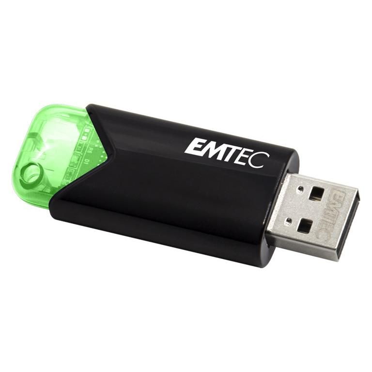 Dexxon B110 Click Easy 3.2 - USB Flash Drive - 64GB - USB 3.2 Gen 1 - Green, Black