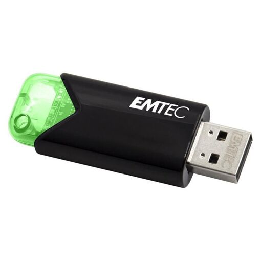 Memoria USB Dexxon B110 Click Easy 3.2 - 64 GB - USB 3.2 Gen 1 - Verde, Negro
