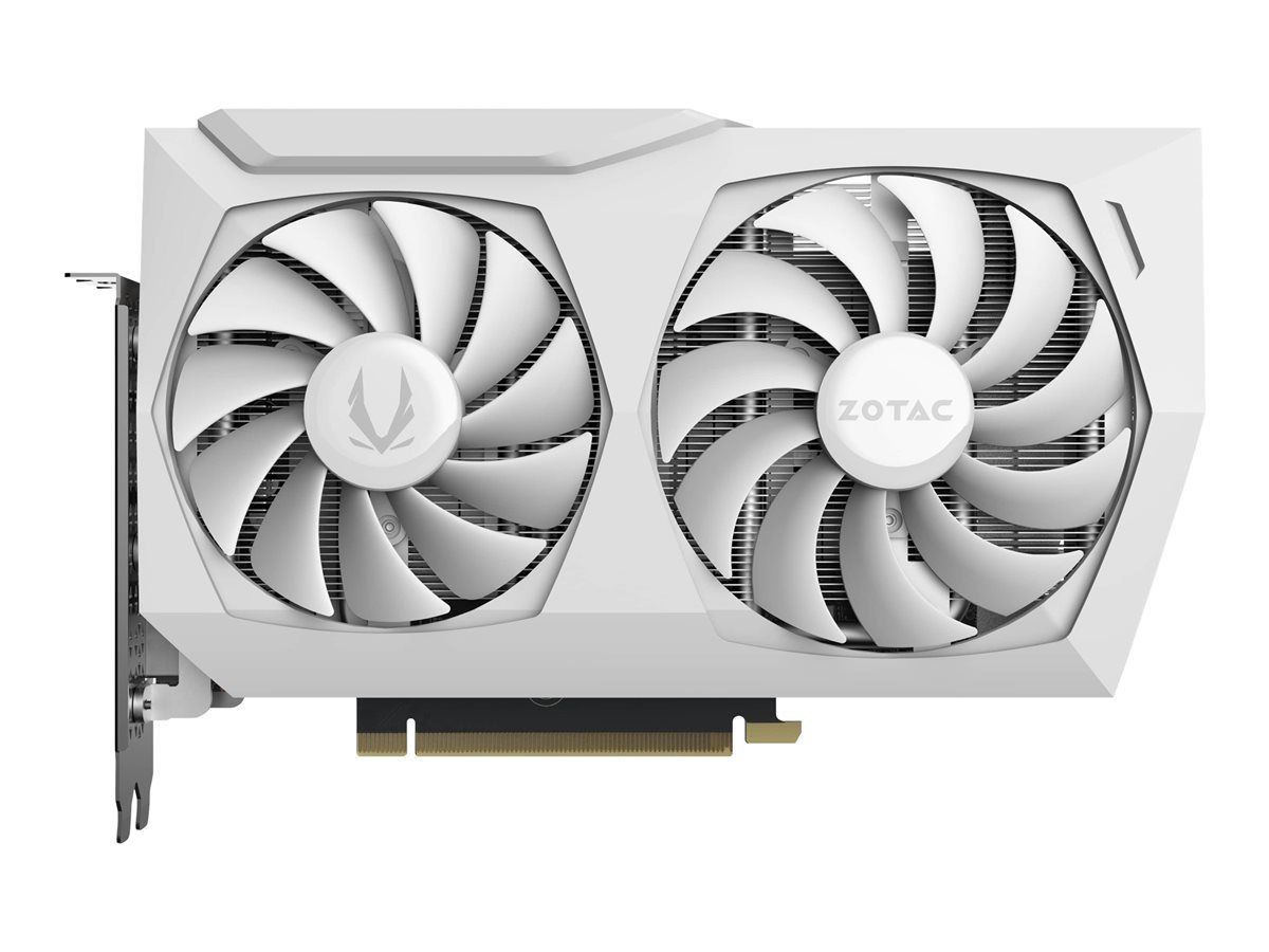 Carte graphique Zotac Gaming GeForce RTX 3070 Twin Edge OC - Blanc - 8 Go GDDR6 - PCIe 4.0 x16 - HDMI, 3x DisplayPort