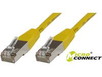 Cable de red MicroConnect - 50 cm, STP Cat 5e, UTP - RJ-45 macho a RJ-45 macho - Blanco