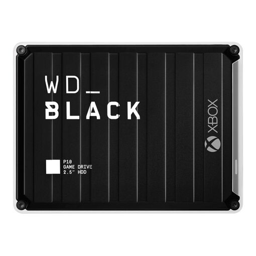 WD Black P10 Game Drive for Xbox One - 4TB External Portable Hard Drive - USB 3.2 Gen 1 - Black/White