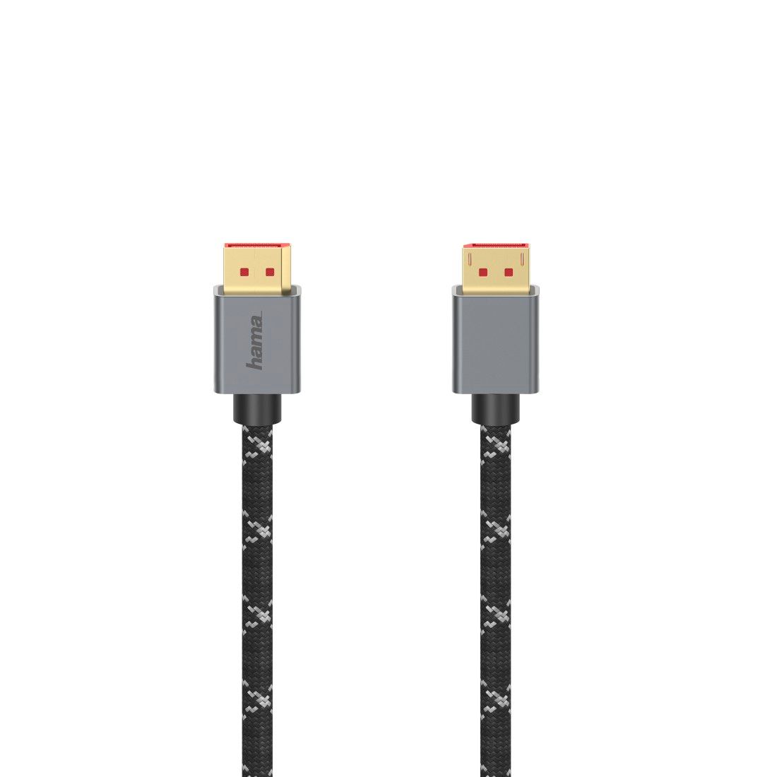 Hama DisplayPort Cable, DP 1.4, Ultra-HD 8K, Aluminum, 2m