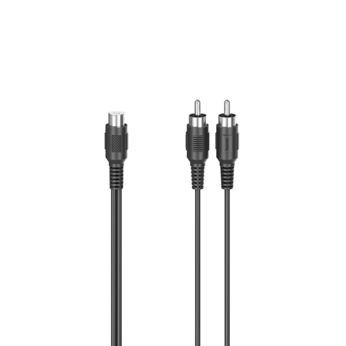 Hama Subwoofer Adapter, 2 Male RCA - Female RCA