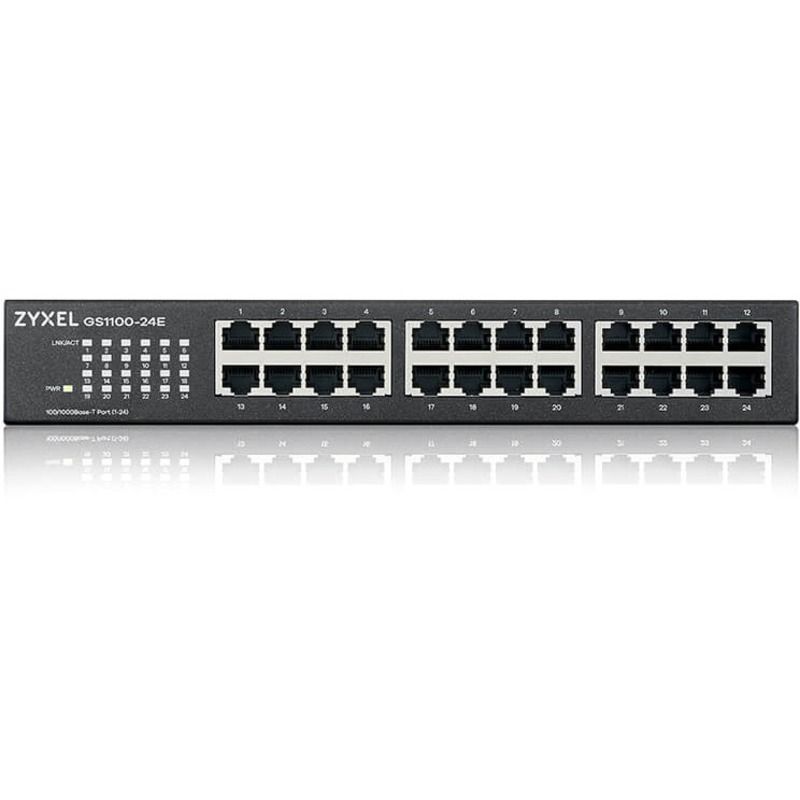 Zyxel GS-1100-24E - Rackmount Switch - Unmanaged - 24 x Gigabit Ethernet