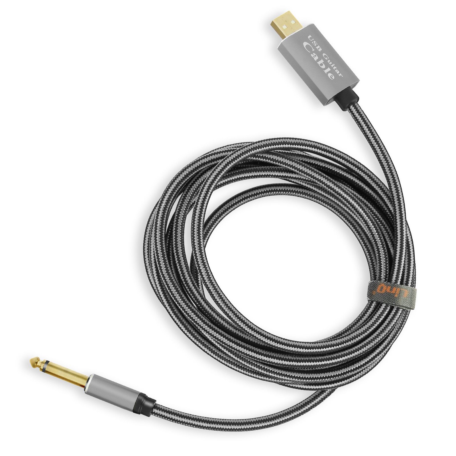 LinQ 3m USB to 6.35mm Jack Audio Cable - Gray