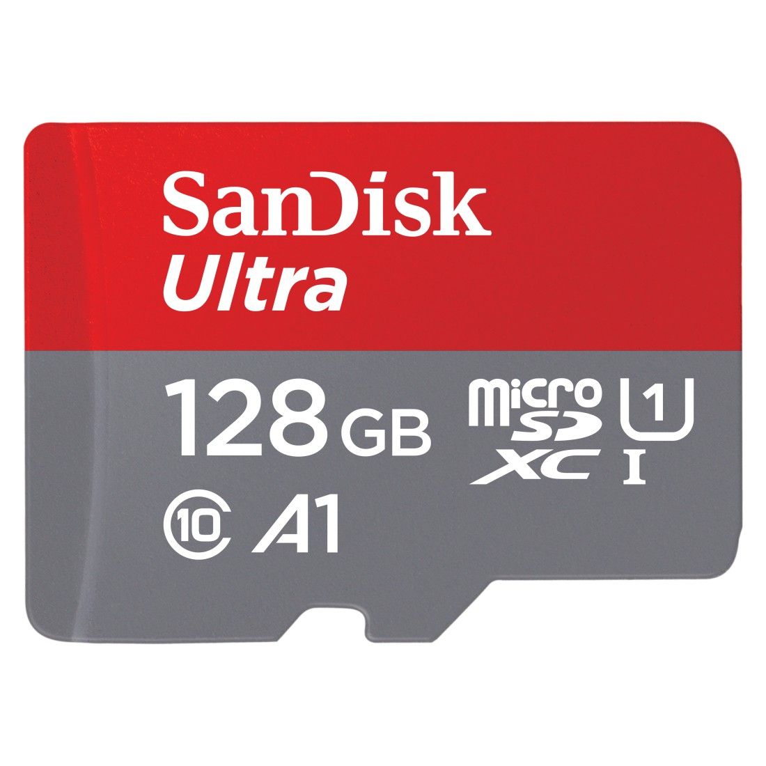 SanDisk Ultra MicroSDXC Card (Includes SD Adapter) - 128GB - A1/UHS-I U1/Class 10 - microSDXC UHS-I